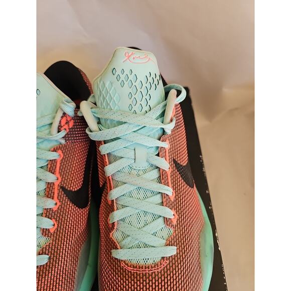 Nike Kobe Bryant X 10 Easter Basketball Shoes Mens 05317-808 Lava Sunset Glow - Picture 3 of 13